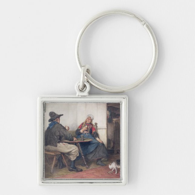 The Winning Piece (w/c on paper) Keychain (Front)