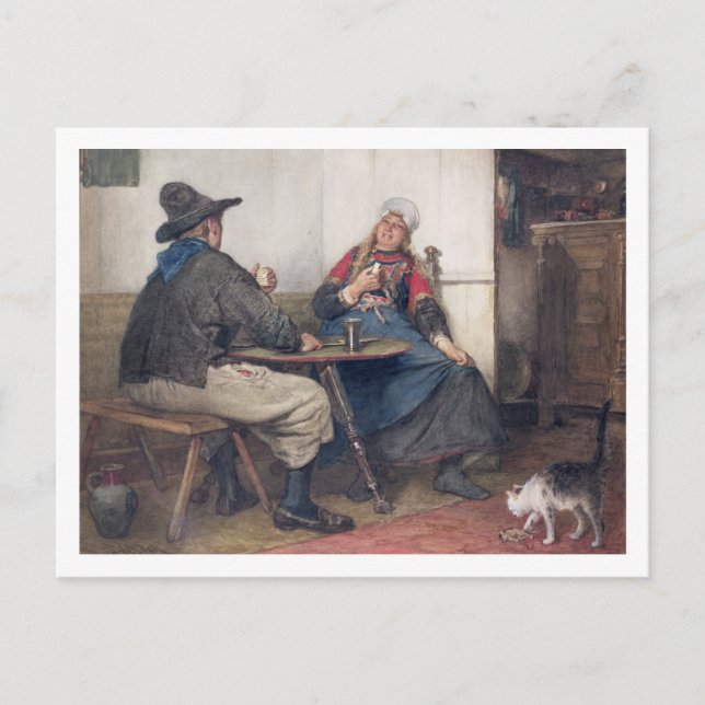 The Winning Piece (w/c on paper) Postcard (Front)