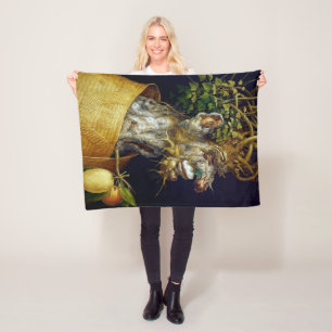 The Winter, Arcimboldo Fleece Blanket
