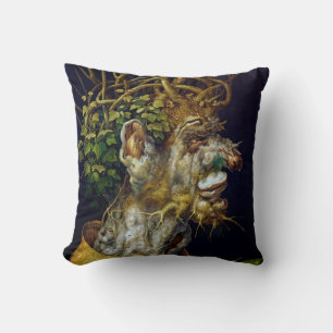 The Winter, Arcimboldo Throw Pillow