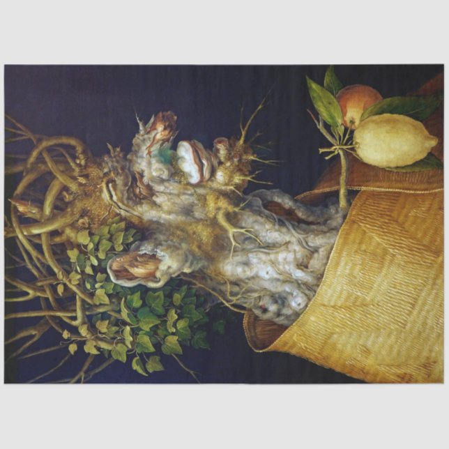 The Winter, Arcimboldo Tissue Paper (Front)