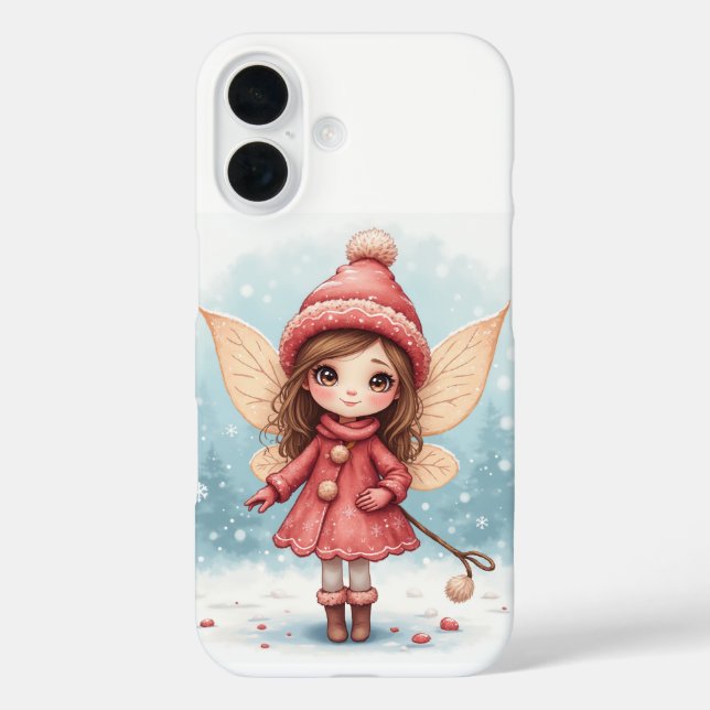 The winter fairy iPhone 16 Cases (Back)