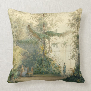 The Winter Garden of the Hofburg Palace, Vienna, 1 Throw Pillow