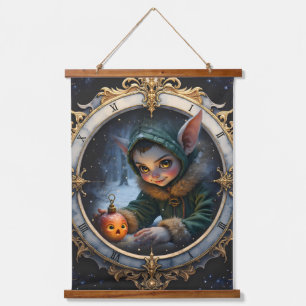 The Winter Keykeeper & The Reluctant Ornament.  Hanging Tapestry