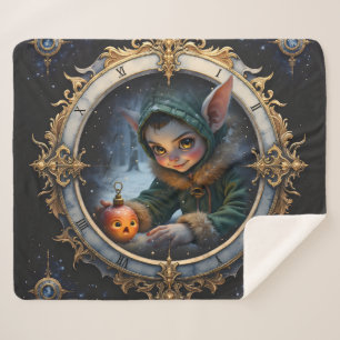 The Winter Keykeeper & The Reluctant Ornament. Sherpa Blanket