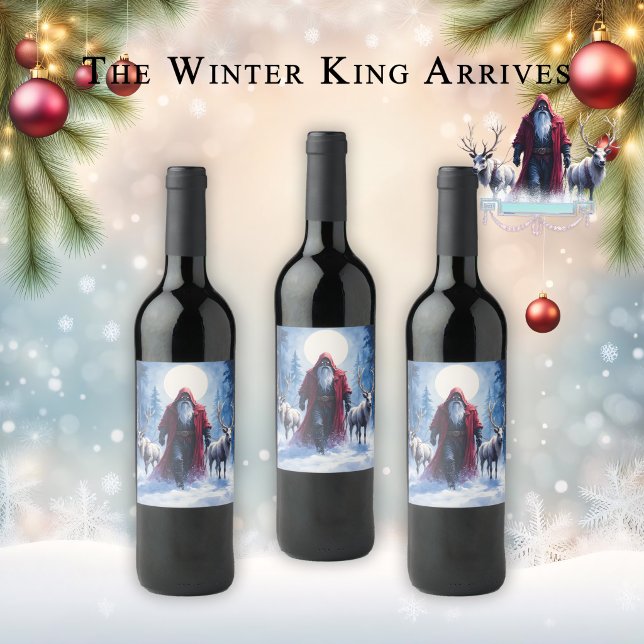 The Winter King Arrives.  Wine Label (Creator Uploaded)