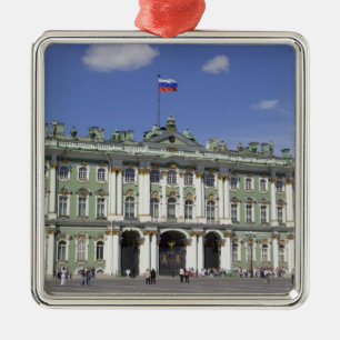 The Winter Palace, St Petersburg, Russia (RF) Metal Ornament