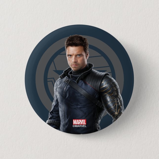 The Winter Soldier Character Art 2 Inch Round Button