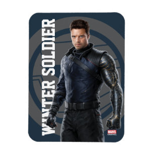 The Winter Soldier Character Art Magnet