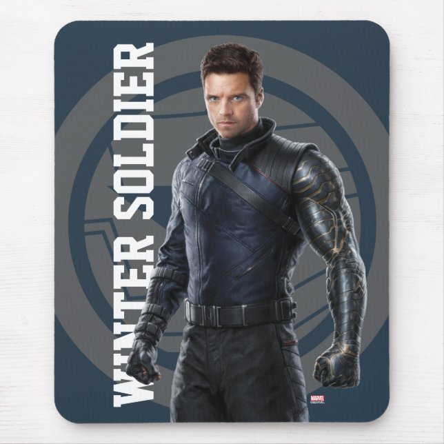 The Winter Soldier Character Art Mouse Pad (Front)