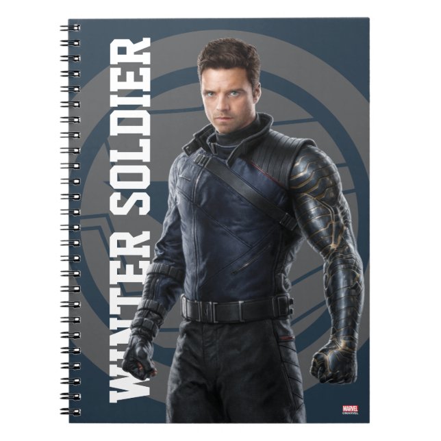 The Winter Soldier Character Art Notebook (Front)