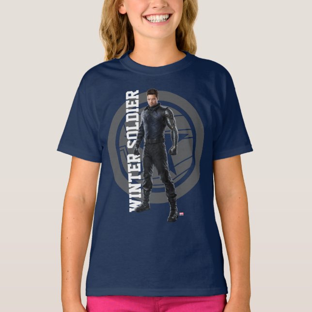 The Winter Soldier Character Art T-Shirt (Front)