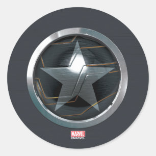 The Winter Soldier Icon Badge Classic Round Sticker