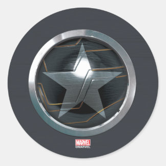 The Winter Soldier Icon Badge Classic Round Sticker