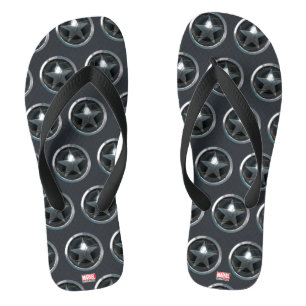 The Winter Soldier Icon Badge Flip Flops