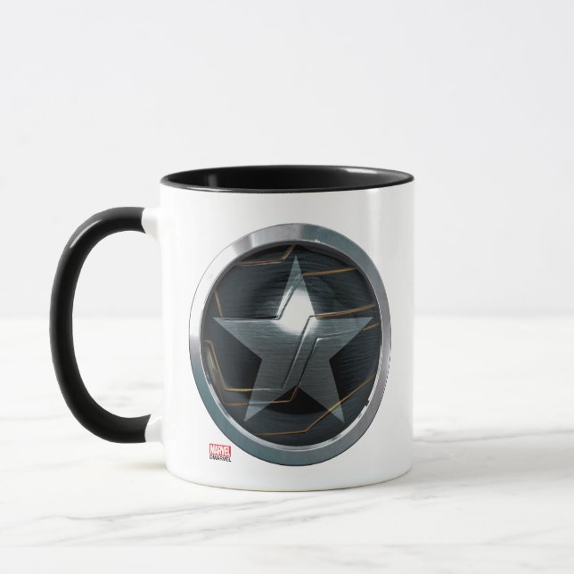 The Winter Soldier Icon Badge Mug (Left)