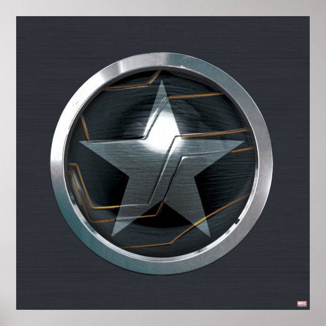The Winter Soldier Icon Badge Poster (Front)