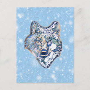 The Winter Wolf   Postcard