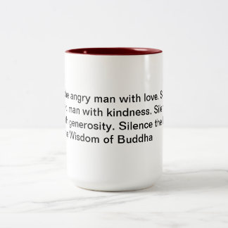 The Wisdom of Buddha Two-Tone Coffee Mug