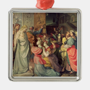The Wise and Foolish Virgins Metal Ornament