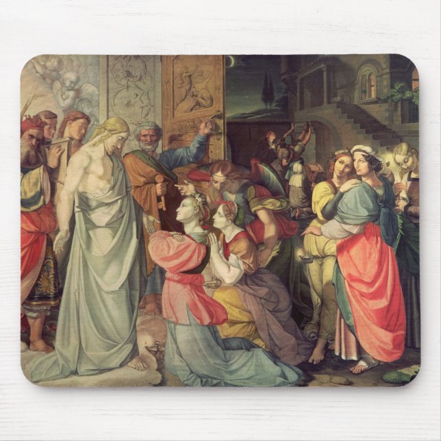 The Wise and Foolish Virgins Mouse Pad (Front)