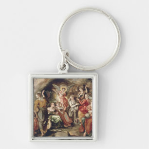 The Wise and the Foolish Virgins Keychain