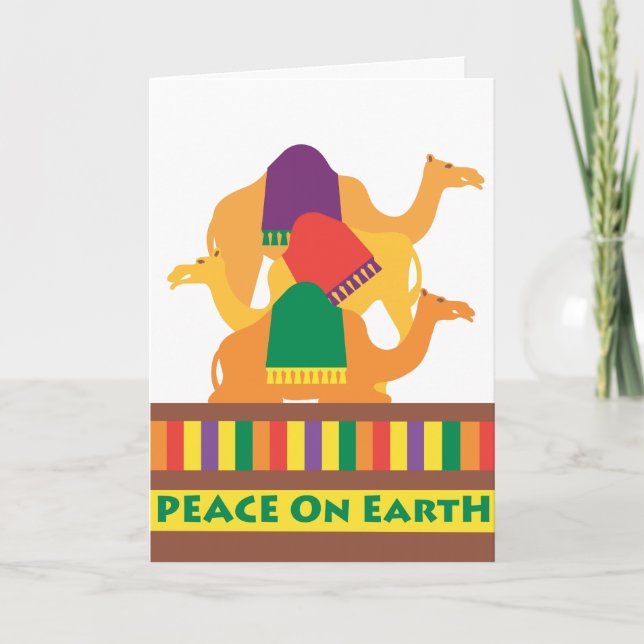 The Wise and Wonderful Camel Holiday Card (Front)