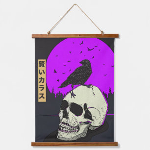 The Wise Crow Hanging Tapestry