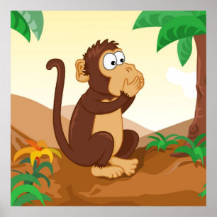 The wise monkeys speaking 1/3 poster