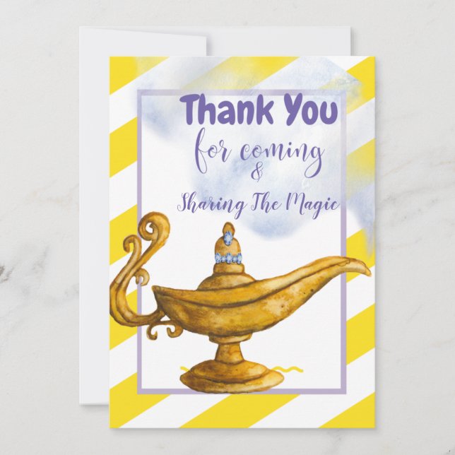 The Wishes Thank You Card (Front)