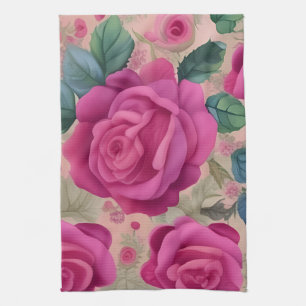 The Wisper Of Roses - Soft And Serene Kitchen Towel