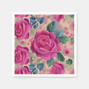 The Wisper Of Roses - Soft And Serene Napkin