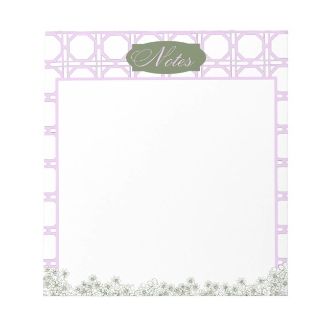 The Wisteria Notepad (Front)