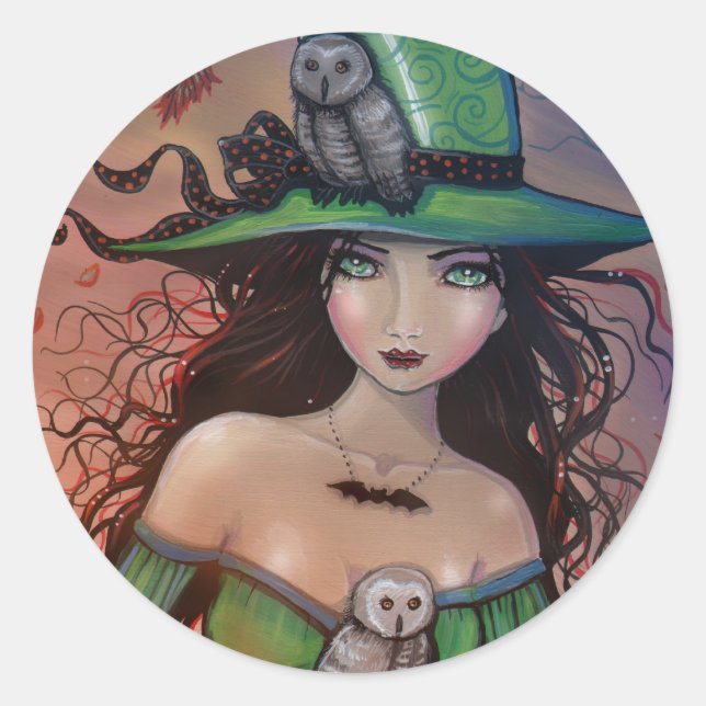 The Witch and th Owls Stickers (Front)