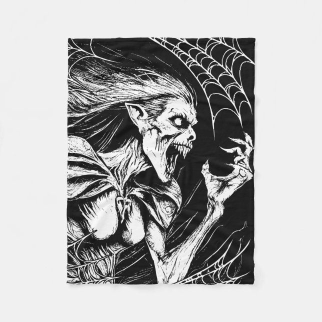 The Witch Fleece Blanket (Front)