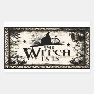 The Witch Is In!  Stickers