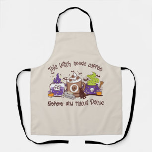 The Witch Needs Coffee - Coffee Lover Apron