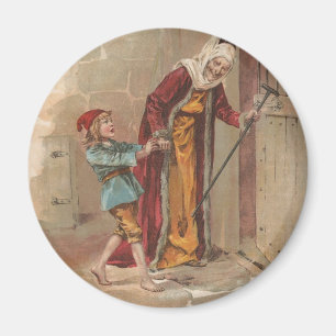 The Witch put Hansel in the Stable Magnet