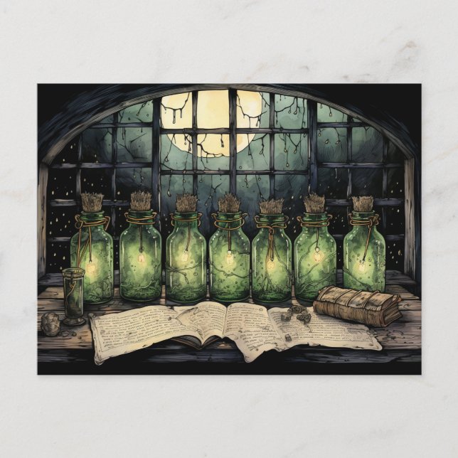The Witch Still Life Table Display Postcard (Front)