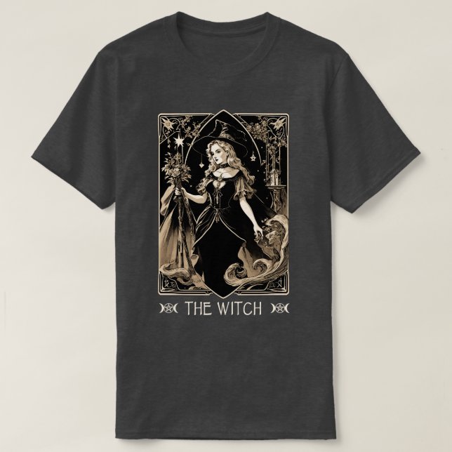 The Witch Tarot d T-Shirt (Design Front)
