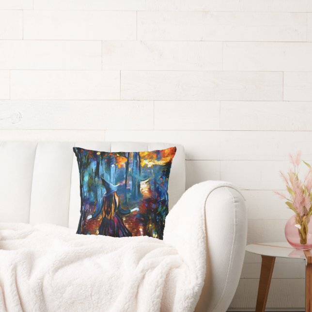The Witch Throw Pillow (Couch)