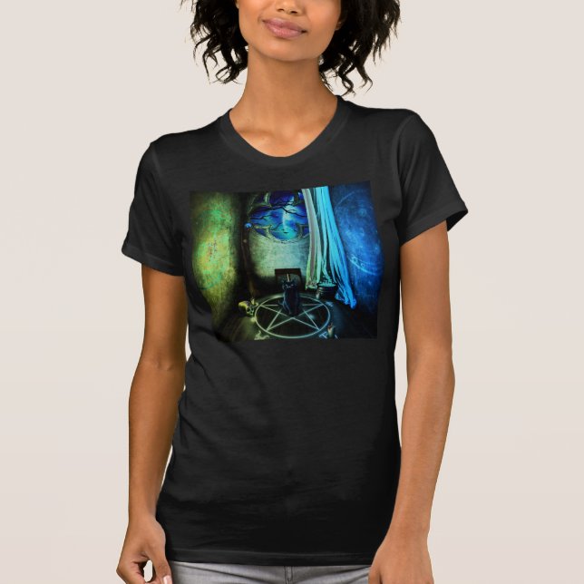 The Witches Room Ladies Dark Basic T-Shirt  (Front)