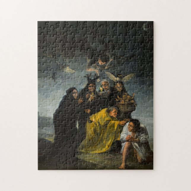 The Witches' Sabbath, Las Brujas by Francisco de G Jigsaw Puzzle (Vertical)