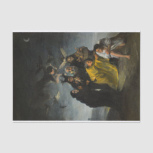 The Witches' Sabbath, Las Brujas by Francisco Goya Tissue Paper