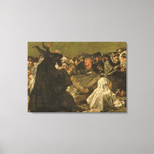The Witches' Sabbath or The Great He-goat Canvas Print