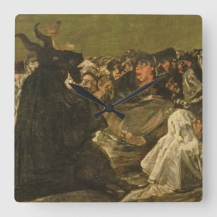 The Witches' Sabbath or The Great He-goat Square Wall Clock