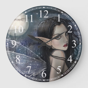 The Witching Hour Gothic Fairy Wall Clock