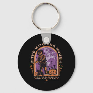 The Witching Hour Paranormal Spooky Halloween Zomb Keychain