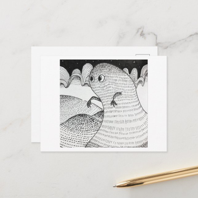 The witching hour postcard (Front/Back In Situ)