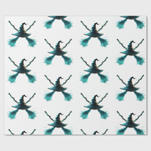 The Witch's Cross White Background Wrapping Paper